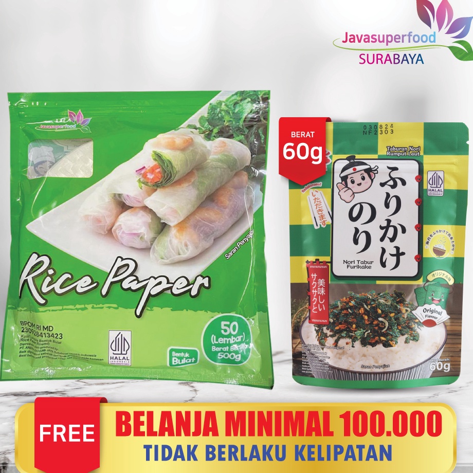 

CWDD0057 DISKON!!!!!!! Banh Trang High Quality Rice Paper 22cm / Rice Paper / Kulit Lumpia Vietnam Rice Paper / rice roll spring roll / Salad Wrap / Rice Paper