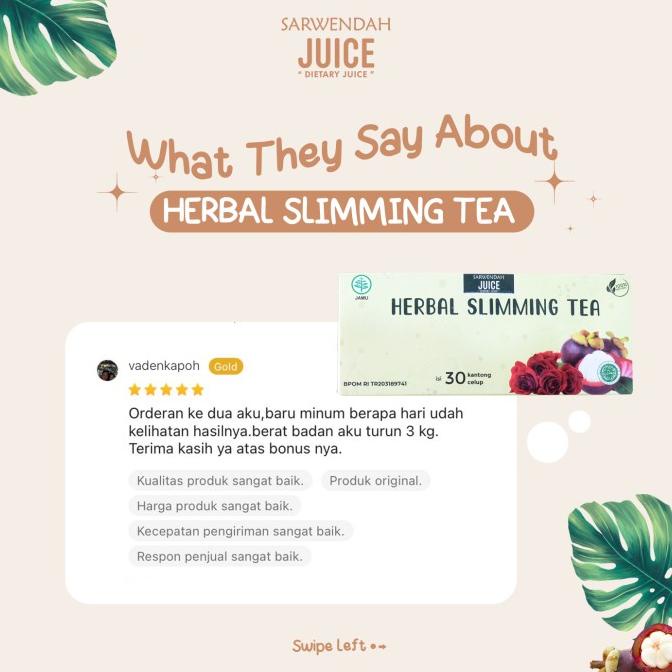 

[ SARWENDAH TEA ] HERBAL SLIMMING TEA BY SARWENDAH JUICE