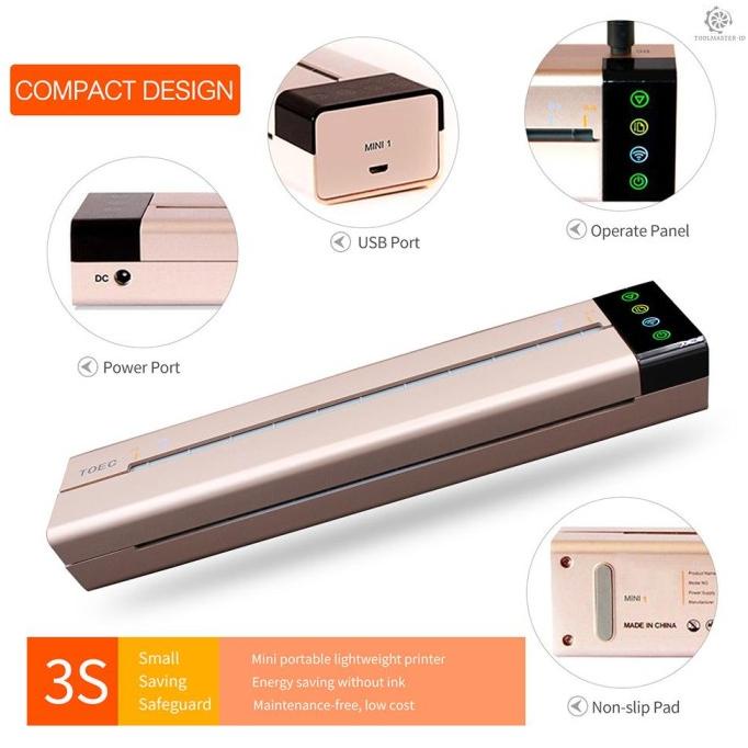 

Sale Tlms Mesin Stensil Transfer Tato Portabel Mini USB Port Thermal