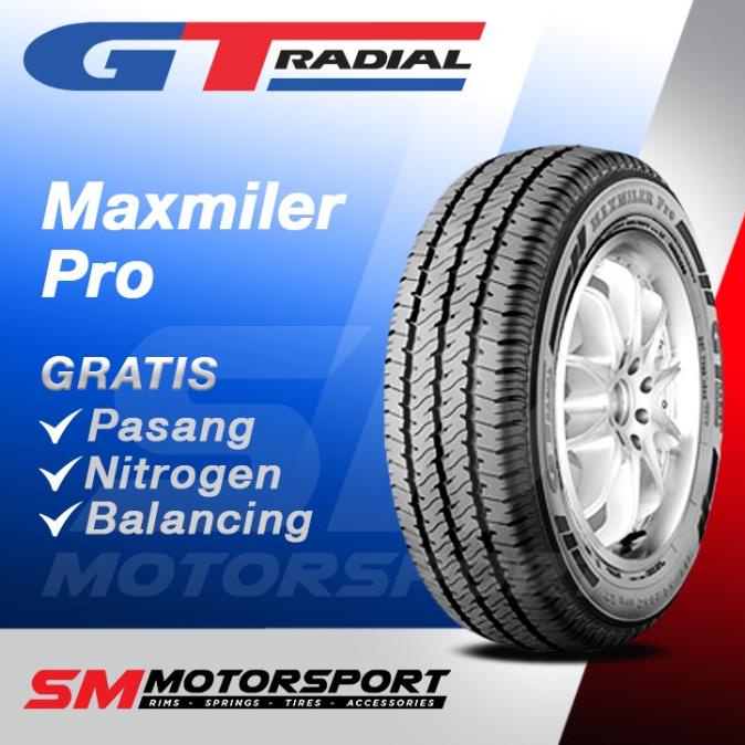 SALE Ban Mobil GT Radial Maxmiler Pro 165 R13C 13 Termurah