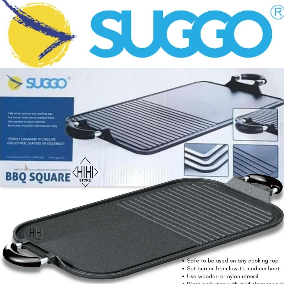 MULTI GRILL PAN SUGGO / ALAT PANGGANGAN ANTI LENGKET / ALAT YAKINIKU GRILL BBQ / PANGGANGAN SERBAGUN