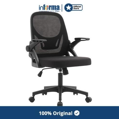 Informa - Informa Ken Kursi Kantor Sandaran Rendah - Hitam