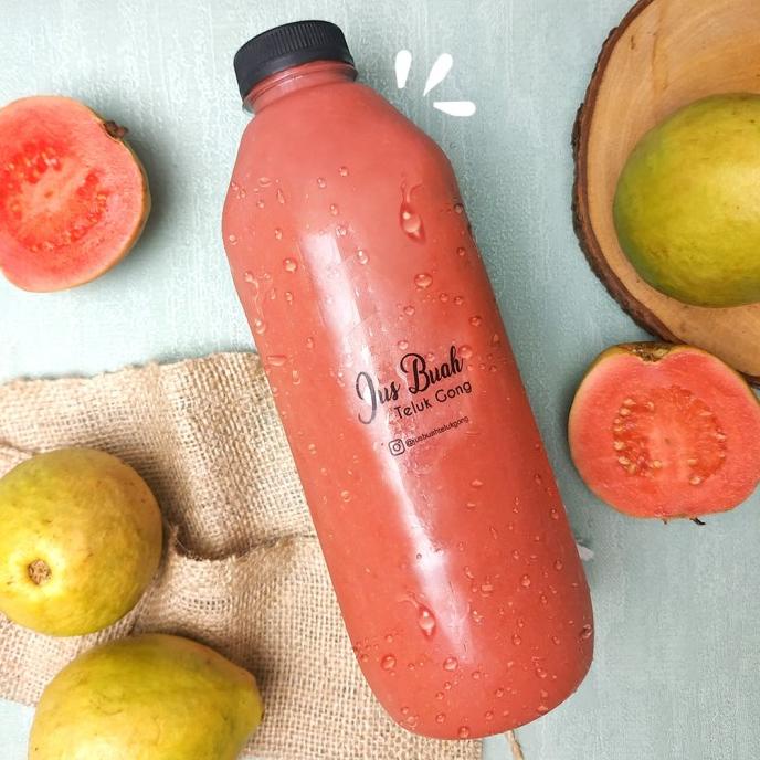 

Jus Buah Jambu Biji (Guava) 1 Liter - Premium 100% Buah Asli Segar