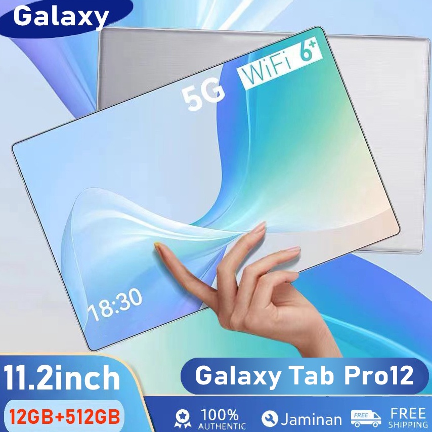 Stock banyak Tablet PC Asli Baru Galaxy Tab Pro11 12GB+512GB Tablet Android 11.2inch Layar Full Scre