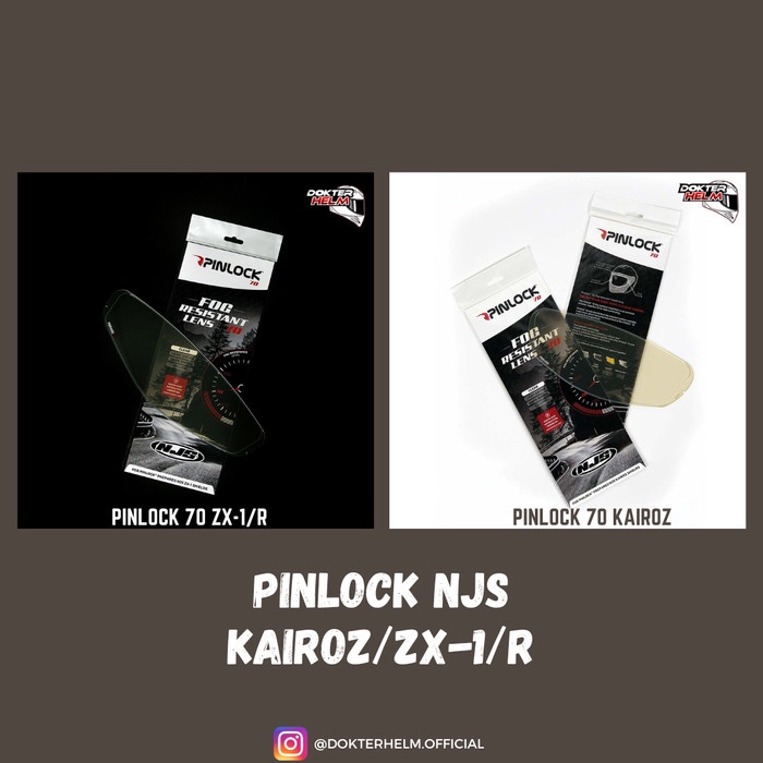 Terlaris Pinlock 70 Njs Full Face Zx-1 Zx-1R Kairoz Half Face