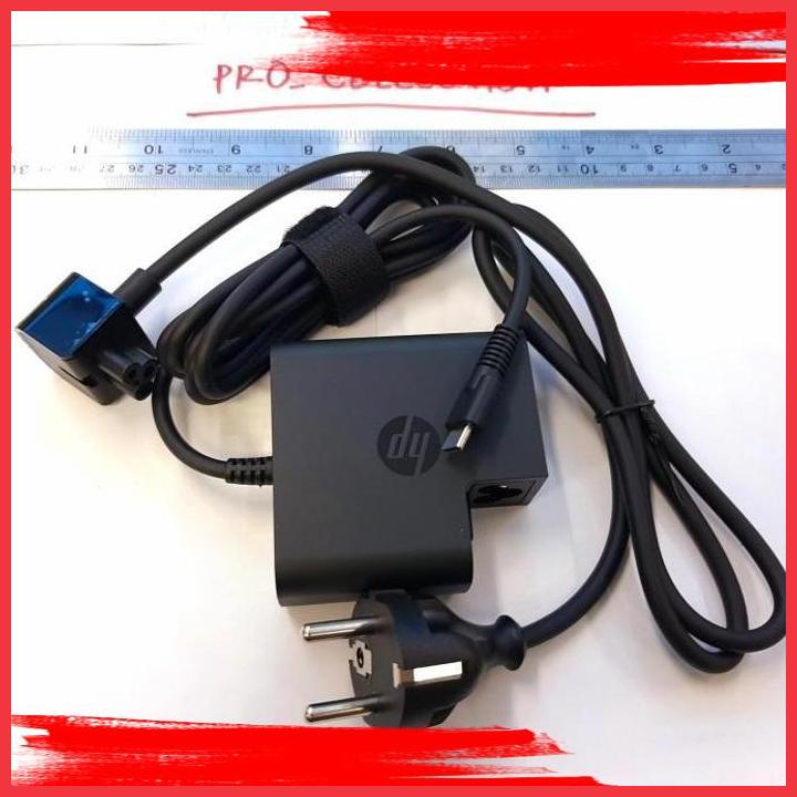 (PROC) ADAPTOR CHARGER HP TYPE C TPN-CA01 TPN-CA02 TPN-LA06 TPN-LA07 TPN-DA04