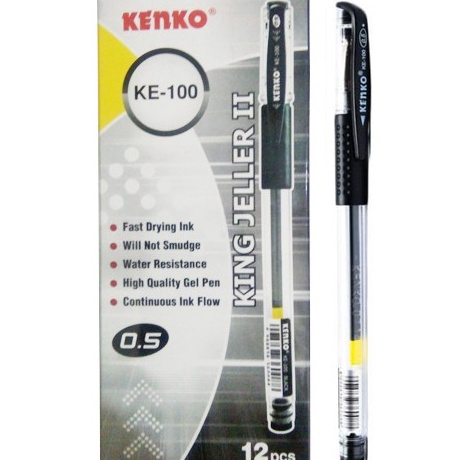 

HJRQ3240 Terlaku.../ Pulpen Gel Kenko King Jeller II KE-100 LUSIN