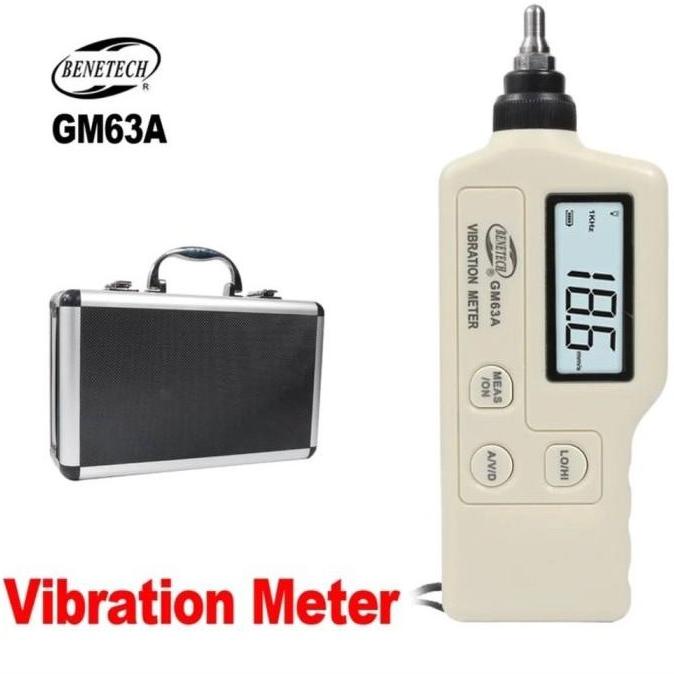 Terlaris Vibration Meter Gm63A Benetech Original Vibrometer Tester