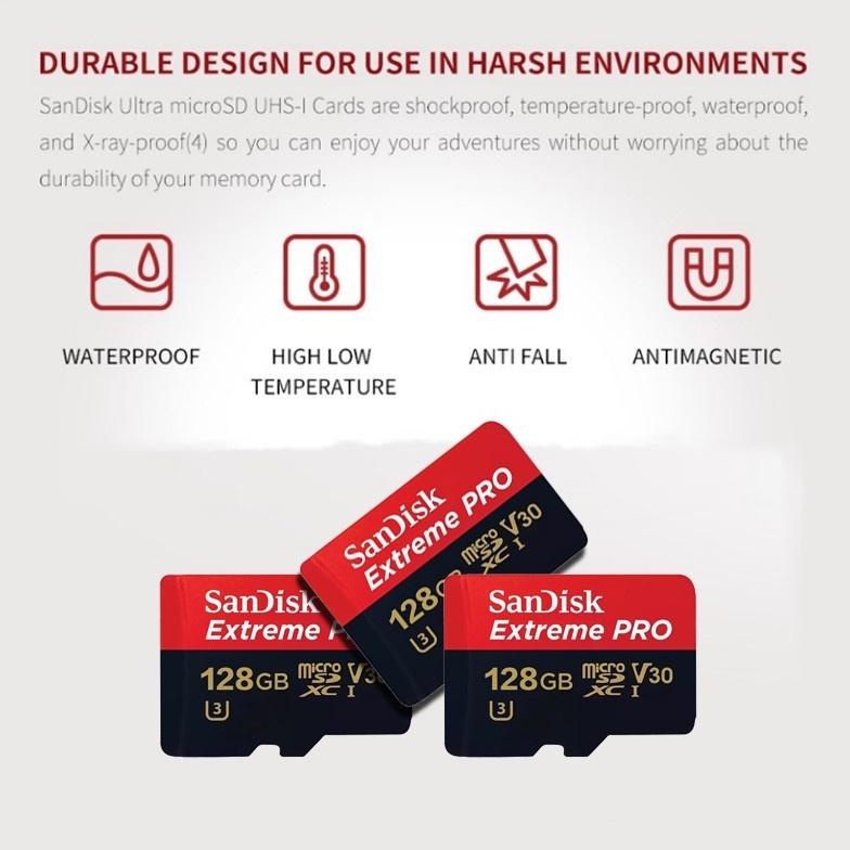 TERBAIK SANDISK MICRO SD MEMORY CARD 128GB KARTU MICROSD 512GB 256GB FLASH SD CARD