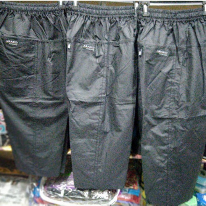 ✢Promo✢ Celana Pangsi Arasid Sirwal Arasid Kantong 2 Tebal Hitam  Celana Komprang Celana Silat Celan