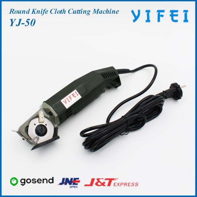 

MESIN POTONG KAIN KECIL YIFEI YJ-50/ROUND KNIFE CLOTH CUTTING MACHINE