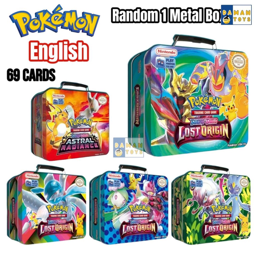 FLASH SALE 69PCS KARTU POKEMON 1 BOX KALENG KOPER BARU