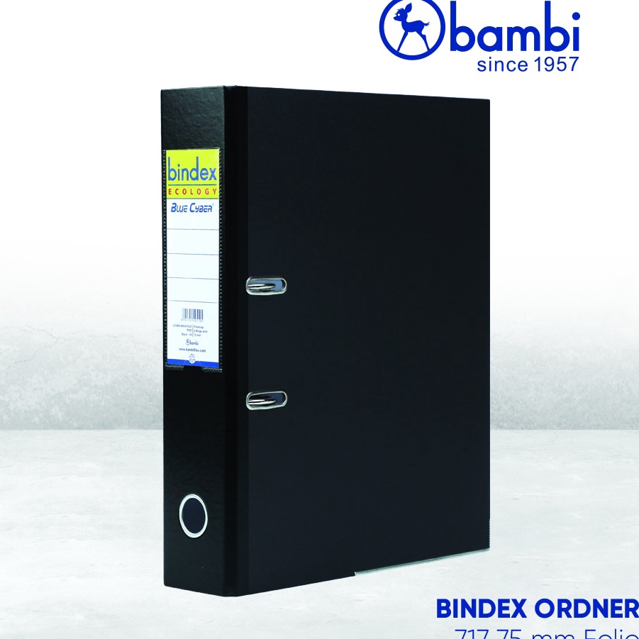 

BZYN2510 Dijamin Ori Bindex Ecology Ordner Paper Lever Arch File Folio 75 mm - 717