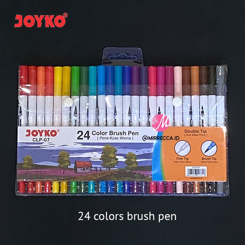 

Sale 24 PCS BRUSH PEN JOYKO CLP-07 PENA KUAS C6Y