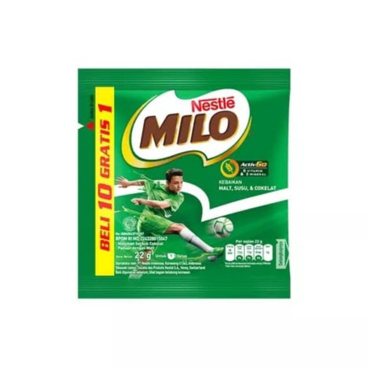

HYTD9612 Terlaku.../ MILO ACTIV GO RENCENG 11 SACHET 22GR SUSU BUBUK MILO