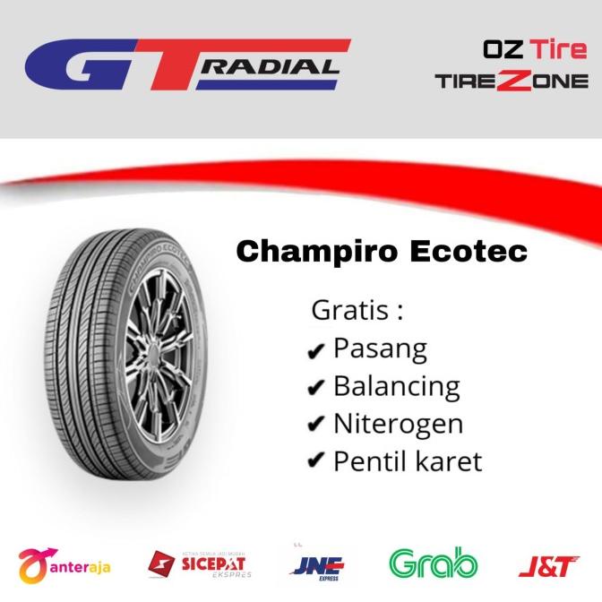 SALE Ban mobil GT Radial 165/80 R13 Champiro Ecotec Termurah