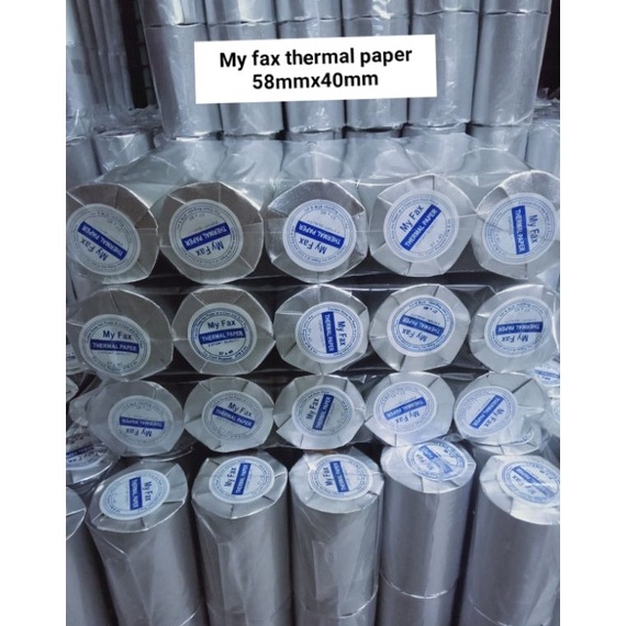 

[CODE BARANG 711JOE] KERTAS SETRUK THERMAL EDC UK 58mm x 40mm 1pak isi 10 roll/pcs Discount