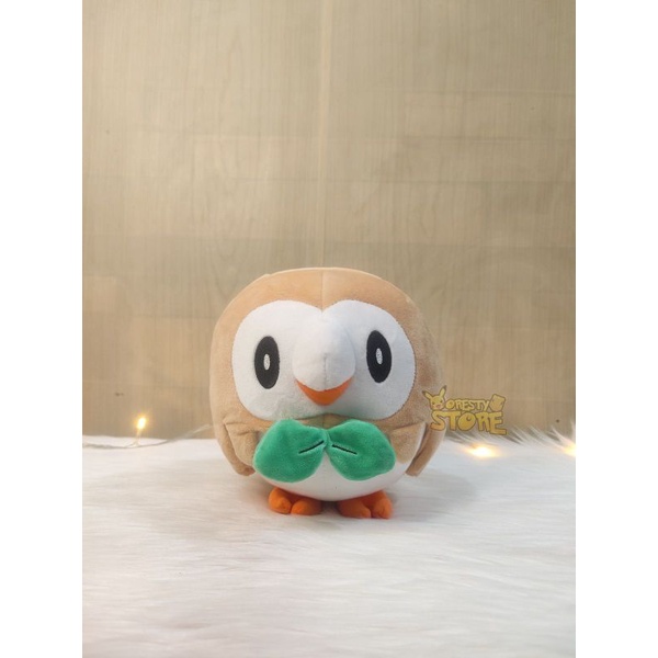 Boneka Pokemon Rowlet - Pokemon Center