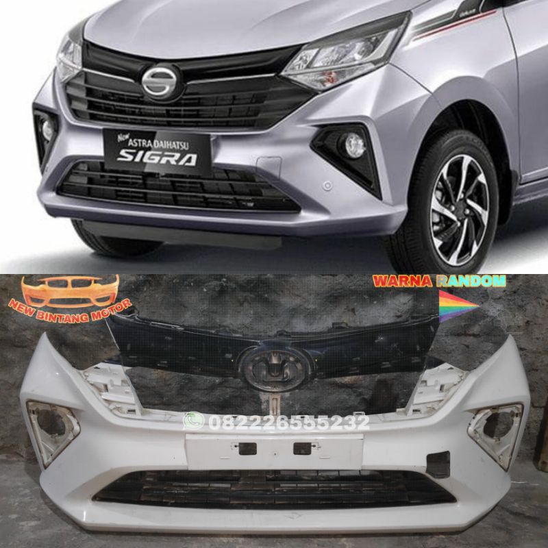 Bumper daihatsu sigra facelift 2019-2022 100% Ori