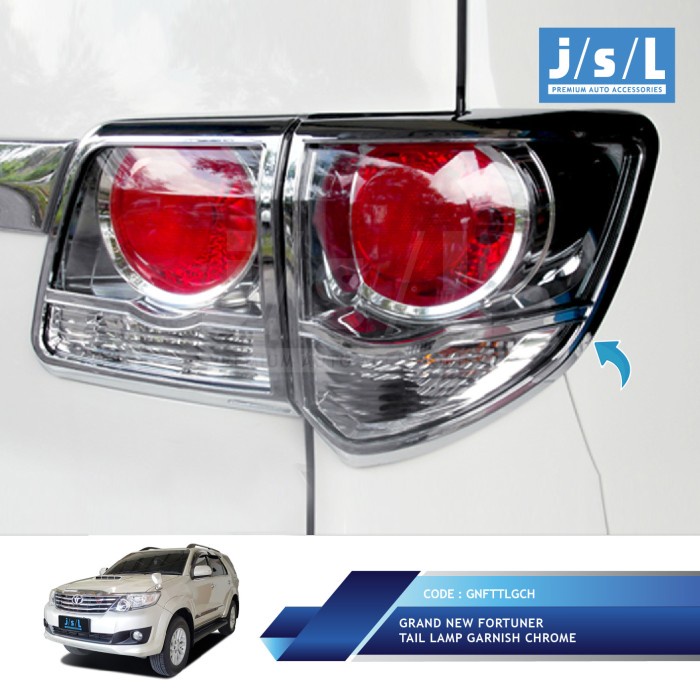 Toyota Fortuner Garnish Lampu Belakang 2014 2015 JSL/Tail Lamp Garnish terpopuler