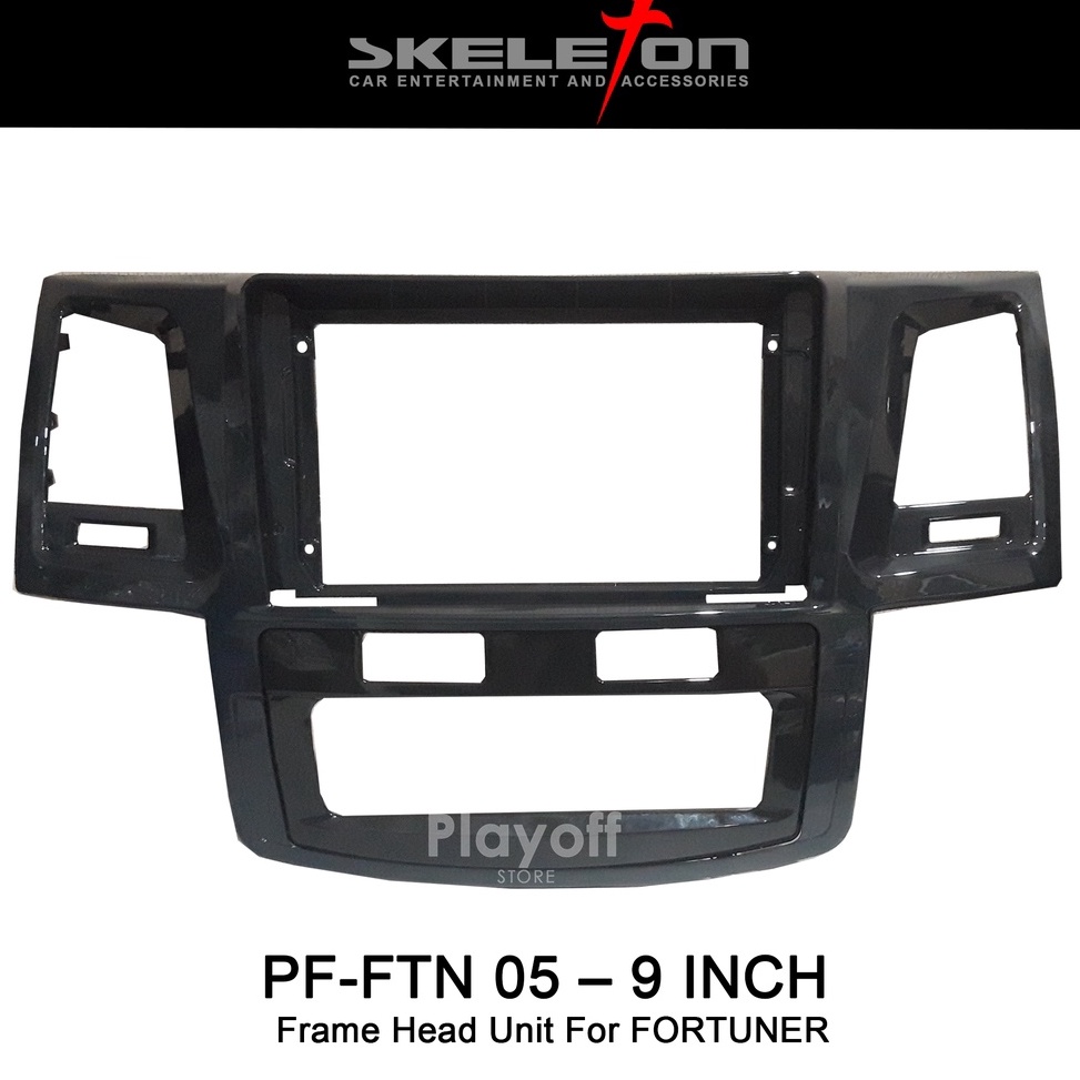 ➚ Frame Head Unit 9 Inch Mobil Fortuner FTN 05 AUTO Frame Android Skeleton ❊ (Terbaru)