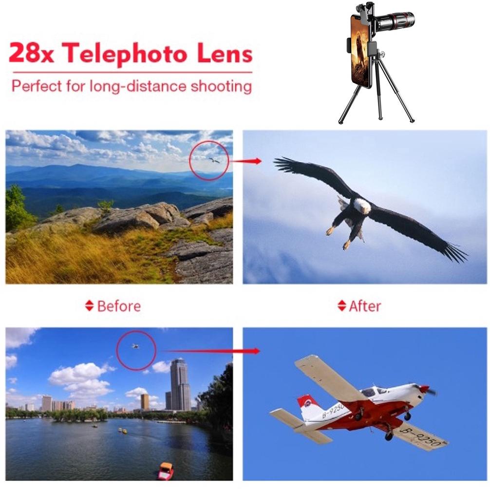 NEW ARRIVAL LENSA TELEZOOM HP APEXEL 28X ZOOM LENSA ZOOM HP TELEZOOM APEXEL 18X25 DENGAN TRIPOD