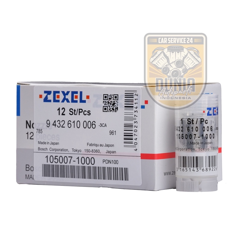 ➟ NOZZLE NOSEL NOZEL ZEXEL L300 L 300 DIESEL 4D56 105007-1000 DN15PDN100 ❂ Bayar Di Tempat