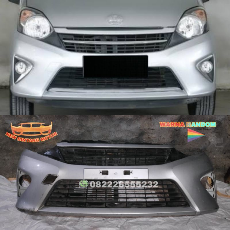 Bumper depan toyota agya 2012-2015 100% Ori