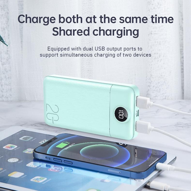 HARI INI BASIKE POWERBANK ORIGINAL 20000MAH 10000 MAH TYPE C USB DUAL OUTPUT POWER BANK FAST CHARGIN