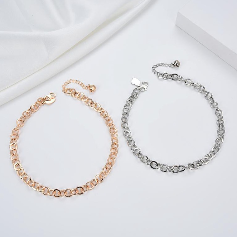 ➲ Hyl Jewelry 02a COD Couple Gelang Kaki  Perempuan Harian Dijual Murah