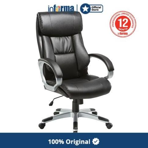 INFORMA UMURA KURSI KANTOR SANDARAN TINGGI - HITAM
