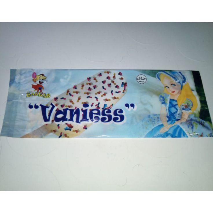 

WYBQ3311 MEGA SALE Bungkus Kemasan Plastik Es Krim Es Loli / Es Stik Lapis Vaniess