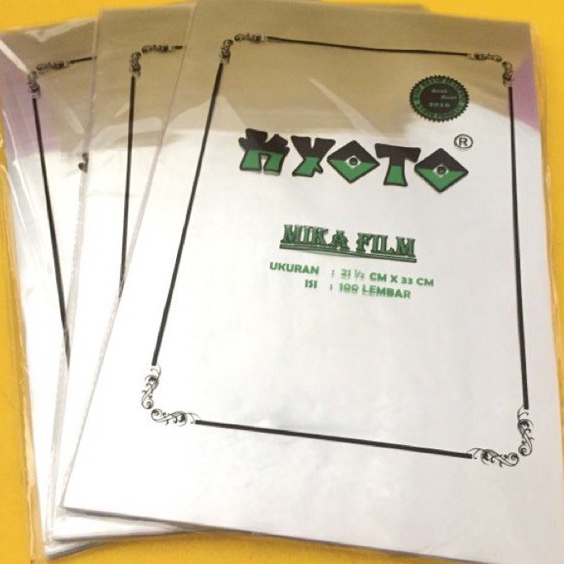 

XYZV7227 8.8 MIKA JILID Bening FOLIO / A4 (pack)