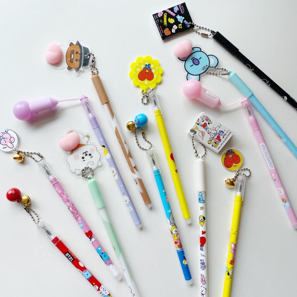 

Harga termurah SOS Bolpen Gel Fancy +Gantungan(12pc) / Pulpen Tinta / Pen Jel/ Balpen /Ballpoint 08U