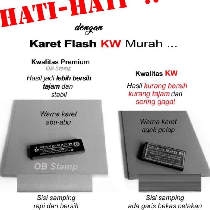 

KPBS8083 MEGA SALE Karet Stempel Flash 33cm x 15cm x 7mm