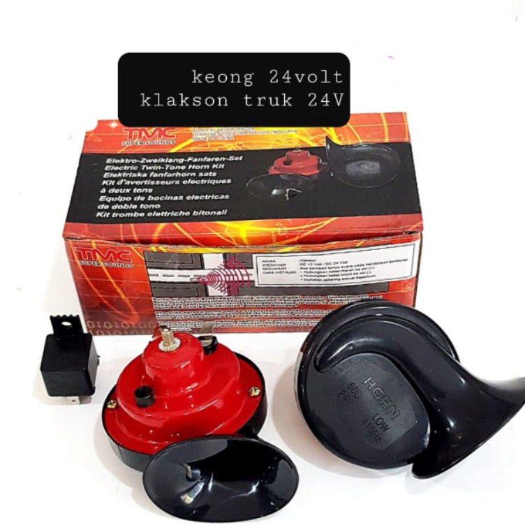 ✯JDz klakson 24V klakson keong 24volt klakson mobil truk 24Volt snail horn 24V ✿ ✼