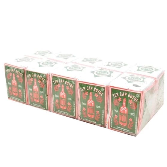 

Teh Cap Botol Hijau Teh Daun Teh Tubruk 1 pack isi 10 Pcs