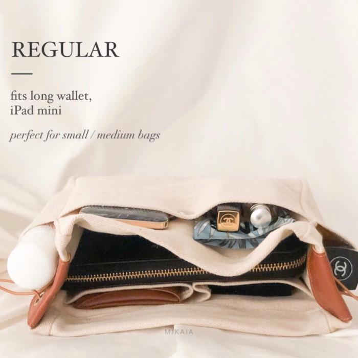 Mikaia - Nara Canvas Bag Organizer - Organiser Inner Dalaman Tas