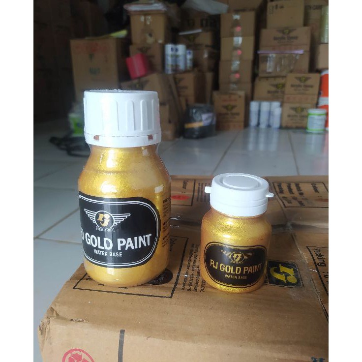 

Ready Stock❋➤ Gold Paint Cat Warna Emas , water base silver Water base E73