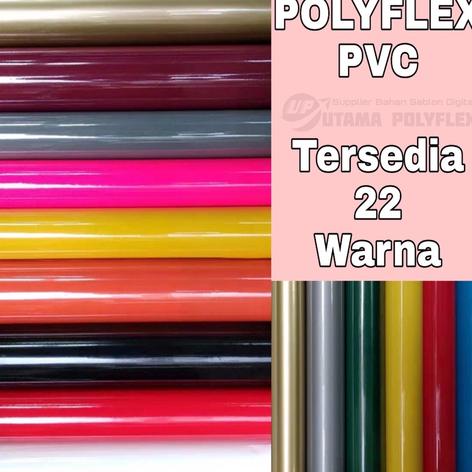 

72 Polyflex PVC Korea Best Seller / Bahan Sablon Poliflex / Polyflek 58