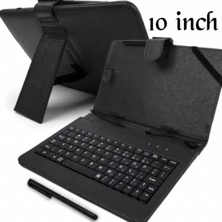 ➫✬✵ Keyboard case tablet 10” / Sarung tablet 10inch / Case keyboard tablet universal Terupdate