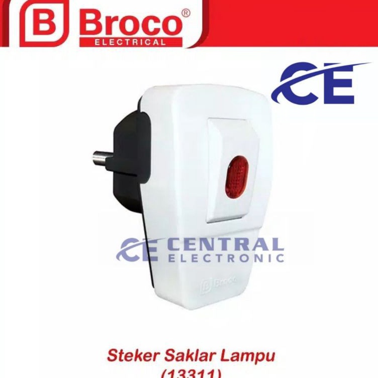 ¯ mN Steker Saklar on/off BROCO / Steker Lampu Broco 13311 t Produk Premium Stock Banyak.