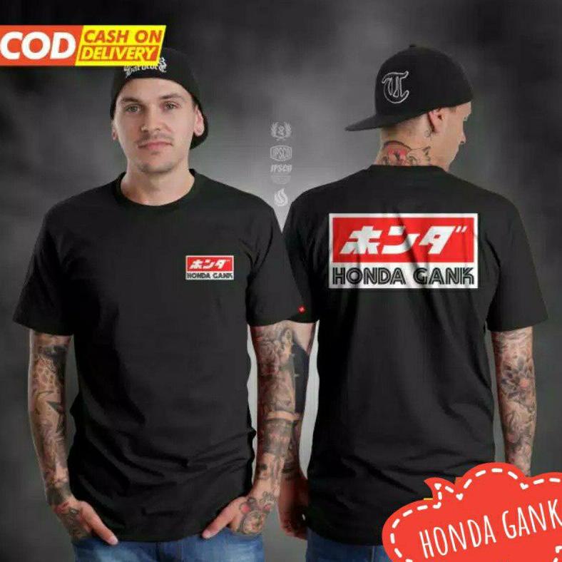 Terlaris Kaos Pria Honda Genk / Honda Gank / Kaos Cb Lengan Panjang