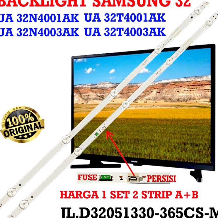 ｀ BACKLIGHT TV LED 32 INC SAMSUNG UA-32N4001 32N4003 32T4001 32T4003 32N4001AK 32N4003AK 32T4001AK 3