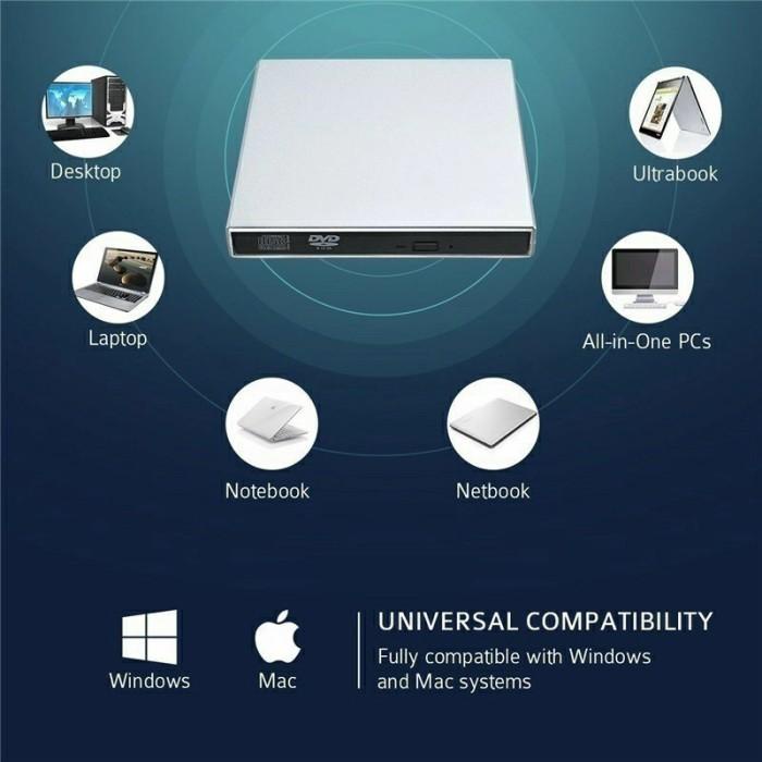 Dvd Rw External Portable Cd Rom Drive Dvd Eksternal For Laptop Pc