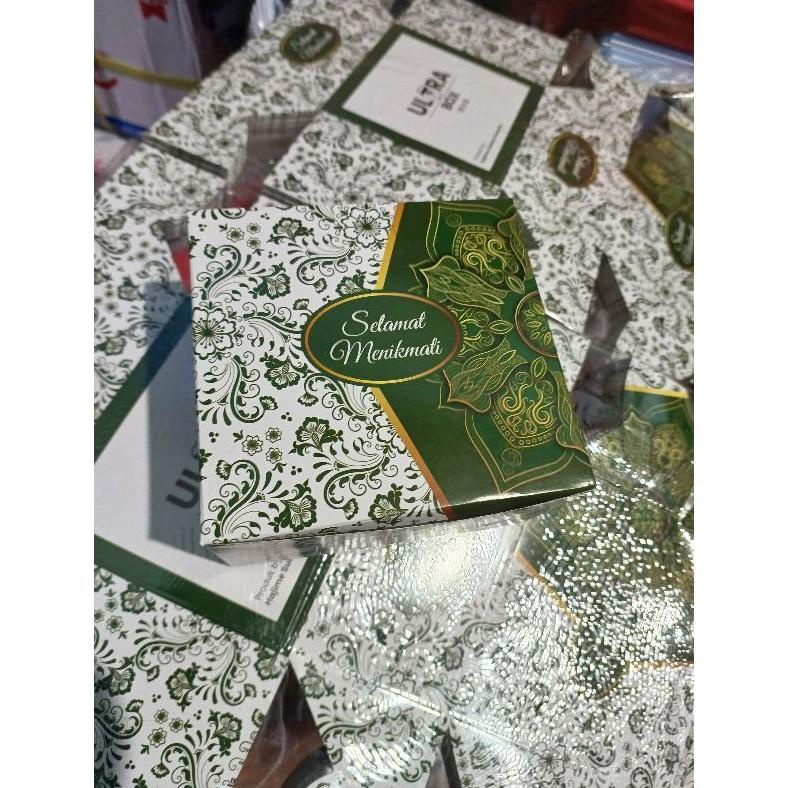 

TERBARU ISI 50 DUS SNACK / DUS KUE ULTRA BOX UKURAN 12X12 / 12X14 / 12X16 LAMINASI LUAR