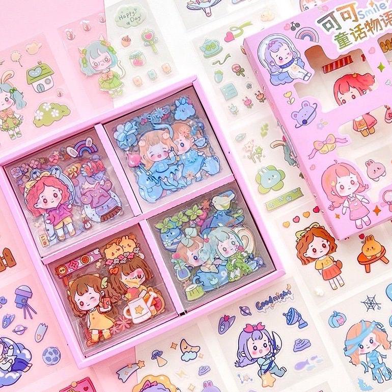

Terlaris [Zs21] Sticker Aesthetic Karakter Kartun Momo Lucu 2D Waterproof Tumblr Vyp