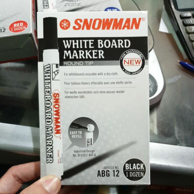 

✪Best Seller☊ Spidol Snowman ABG-12 J47