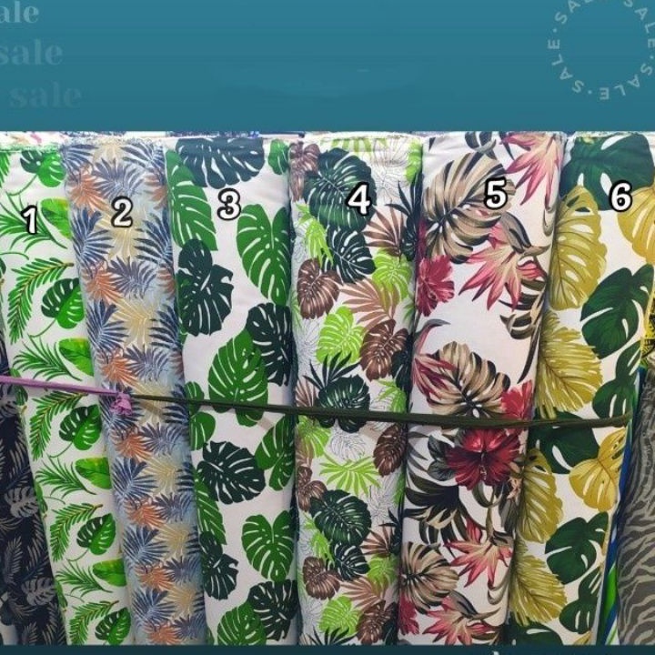 ✢Ready Stock!!✢ Promo 12.12 Sale Kain kanvas. Kain kanvas motif. Kain canvas motif. Kain kanvas mete