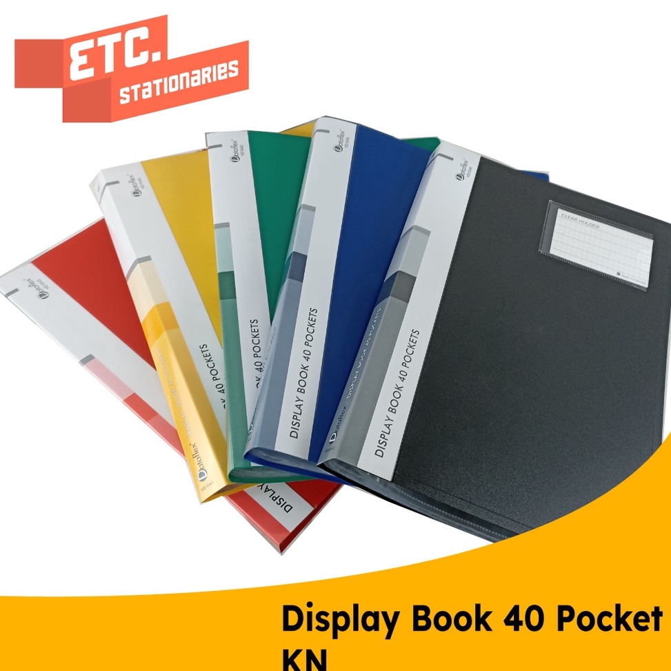 

Terbaru Dataflex Display Book / Document Keeper / Clear Holder 40 Pocket KN DF-822 R73